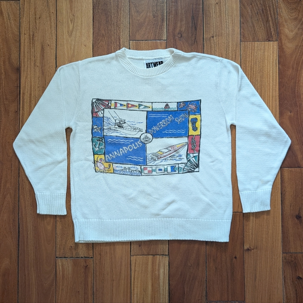 Annapolis Powerboat Show Vintage Sweater (M)